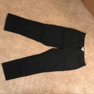 Black dress pants cropped